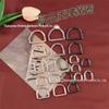 In-Stock: High-Grade D-Shaped Spring Ring Buckle for DIY Bag Handles & Straps