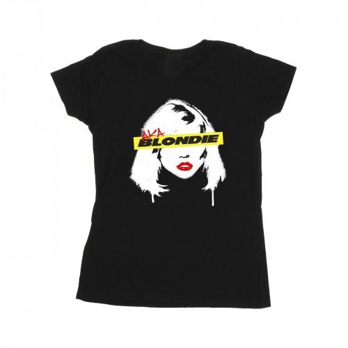 Blondie Womens/Ladies Face Graffiti Cotton T-Shirt