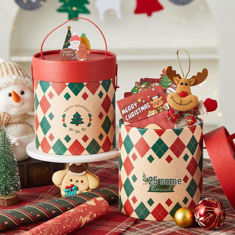 Luxury Christmas Gift Box & Handbag Set for Souvenirs and Calendars