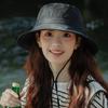 Women Summer Quick-dry Fishermen Hat Casual Outdoor Wide Brim Waterproof Sunshade Bucket Cap Solid Hiking Fishing Sunscreen Hats