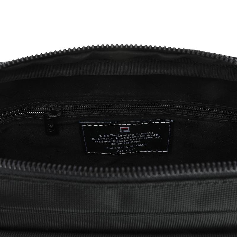 New FILA Fabric Crossbody Bag Men's Jet Black F13M528105FBK