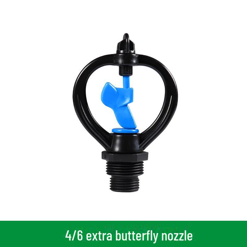 4" X 4/6" Rain-Shaped Sprinkler Head, Universal Threaded Plastic Disc for Garden Irrigation