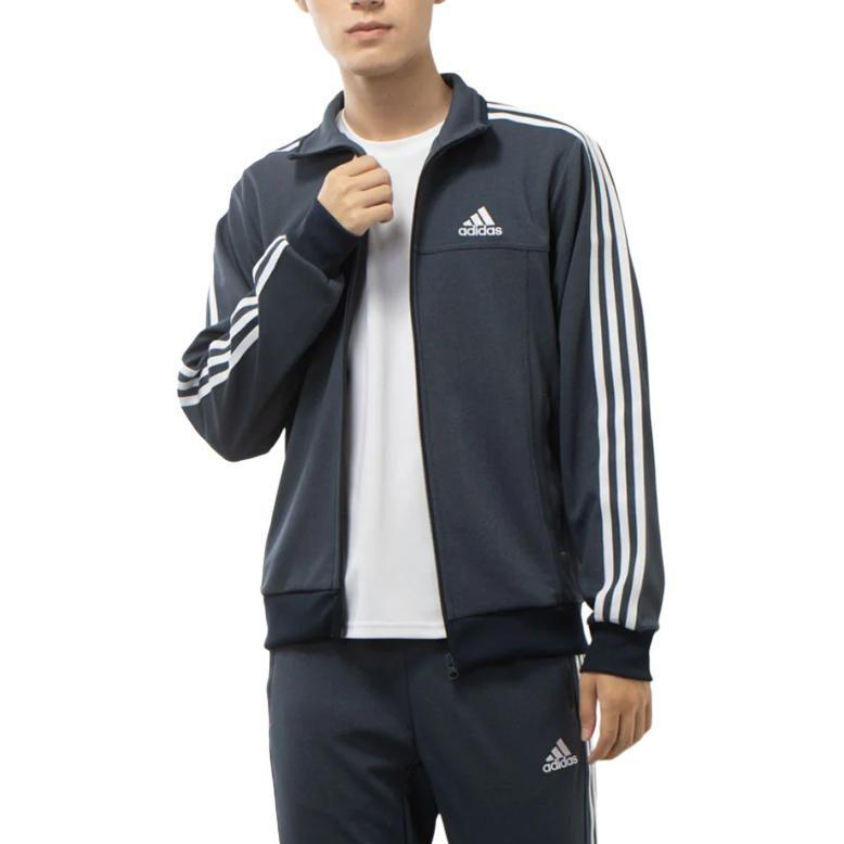 Adidas Jackets Men's Ink Blue Stand Collar Moderate Other IK7361