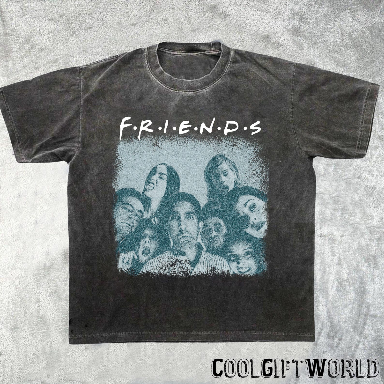 Friends TV Show Comfort Colors Shirt, Graphic 90s Sitcom Tee, Gift For Woman and Man L