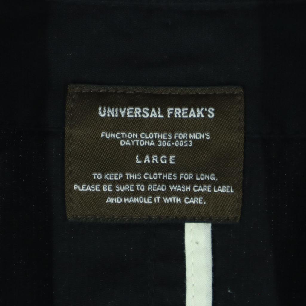 UNIVERSAL FREAK'S Long Sleeve Zip Jacket L Black Men's Used