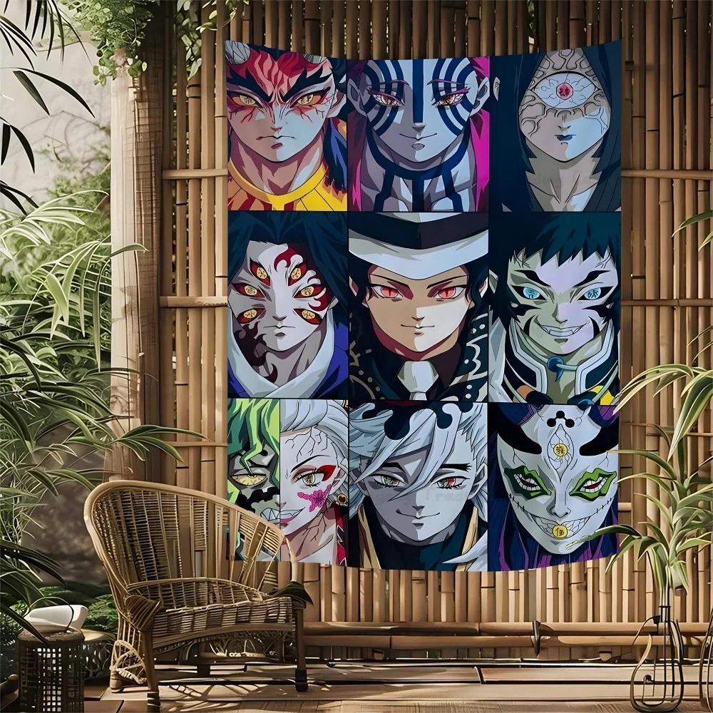 Anime Demon Slayer Cartoon Tapestry Art Science Fiction Room Home Decor Wall Hanging Home Decor