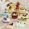 Lego-Compatible Birthday Cake Building Set: Swiss Roll Toy for Kids - Perfect June 1st Gift