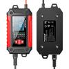 FOXSUR Car Battery Charger 12V 6A FTC-1206 Motorcycle Truck AGM LiFePO4 Lead Acid Batteries Maintainer Digital LCD Display