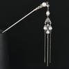 Handmade original design antique fringed hairpin long step hairpin hairpin hairpin head jewelry female