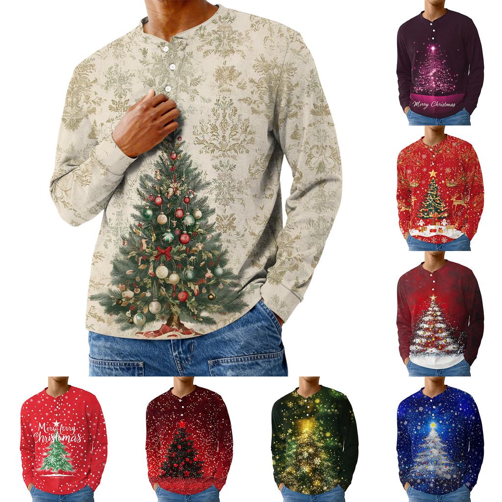 Men's Casual Oversized Button-Down Shirt With Long Sleeves