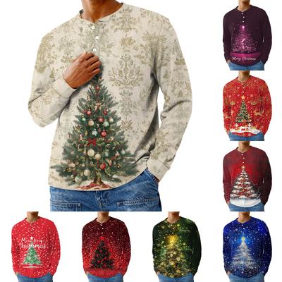 Men's Casual Oversized Button-Down Shirt With Long Sleeves