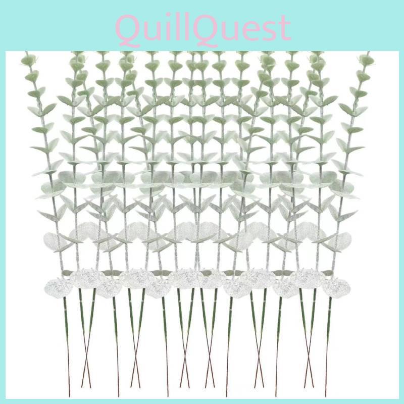 Eucalyptus Spp Branch Artificial Plant With Injection Molding For Holiday Home Decor