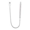 Portable Stylish High Brightness USB 10Pcs LED Lamp Blubs Light for PC  Laptop Silver