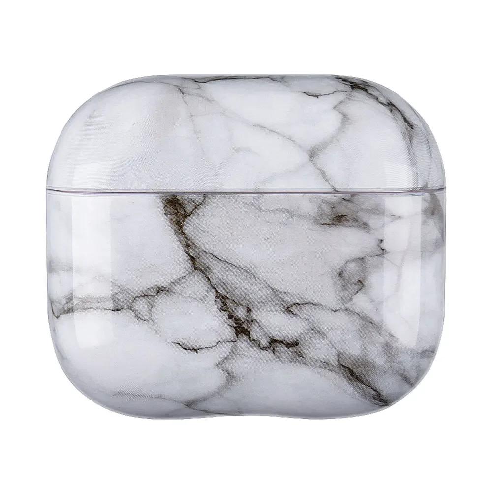Marble Pattern Case For Apple Airpods 4 3h Generation Hard PC Cover For Airpods Pro Case 2 Marble Protective Cases Fundas