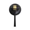 Solid Wood Gavel: Judge Hammer with Copper Plate Style - Ideal for Auctions & as a Children's First Birthday Ornament or Wooden Craft Gift