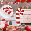 Candy Cane Pillows For Couch Lumbar Pillows For Sofa Decorative Plush Cushion For Study Bedroom Window Sill Bed Living Room