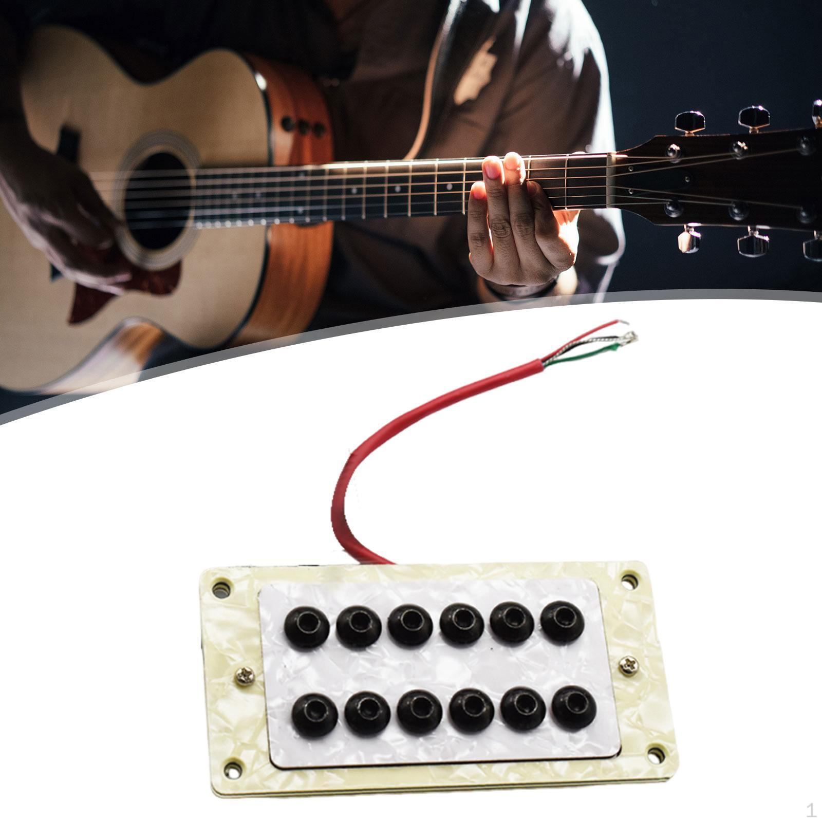 

Electric Guitar Humbucker Pickup Double Coil Professional Replacing Practical High Bridge