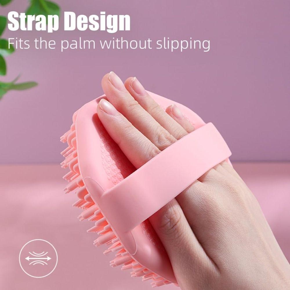 Gentle Silicone Body Scrubber Face Body Exfoliating Massage Bath Brush  For All Kinds Of Skin