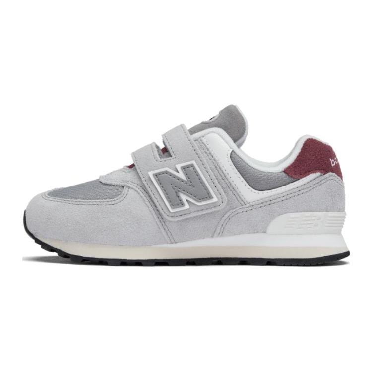 (PS) New Balance 574 Hook & Loop Grey Kids PV574KBR EU 31
