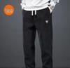 Men's Trendy Fleece-Lined Corduroy Sweatpants: Winter Warmth & Versatile Style