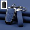 Zinc Alloy Leather Car Key Cover Housing Key Fob For Toyota Prius Camry Corolla C-Hr Chr Rav4 Land Cruiser Prado Key Fob