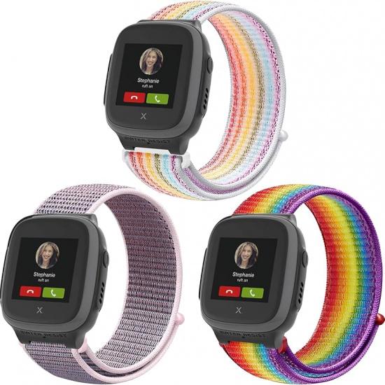 Harikiri Bands Compatible with X5/XGO3/XGO2,Nylon Replacement Straps with Smartwatch X5 Play/XGO3/XGO2