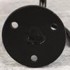 4Pcs Black Stainless Steel Top Hook Wall Bag Ceiling Fan Lamp Roof Fan U-Shaped Hooks