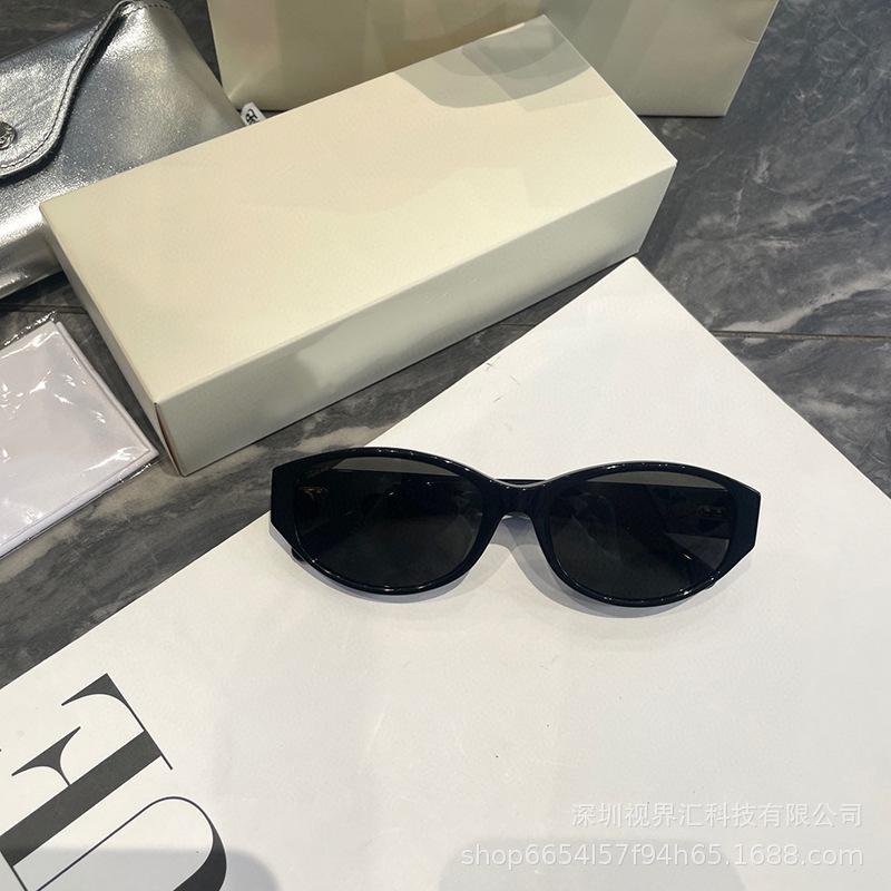 Women s Old Money Style Sunglasses, High-End Brand Cat-Eye UV Protection Outdoor Sunglasses reckon чёрный