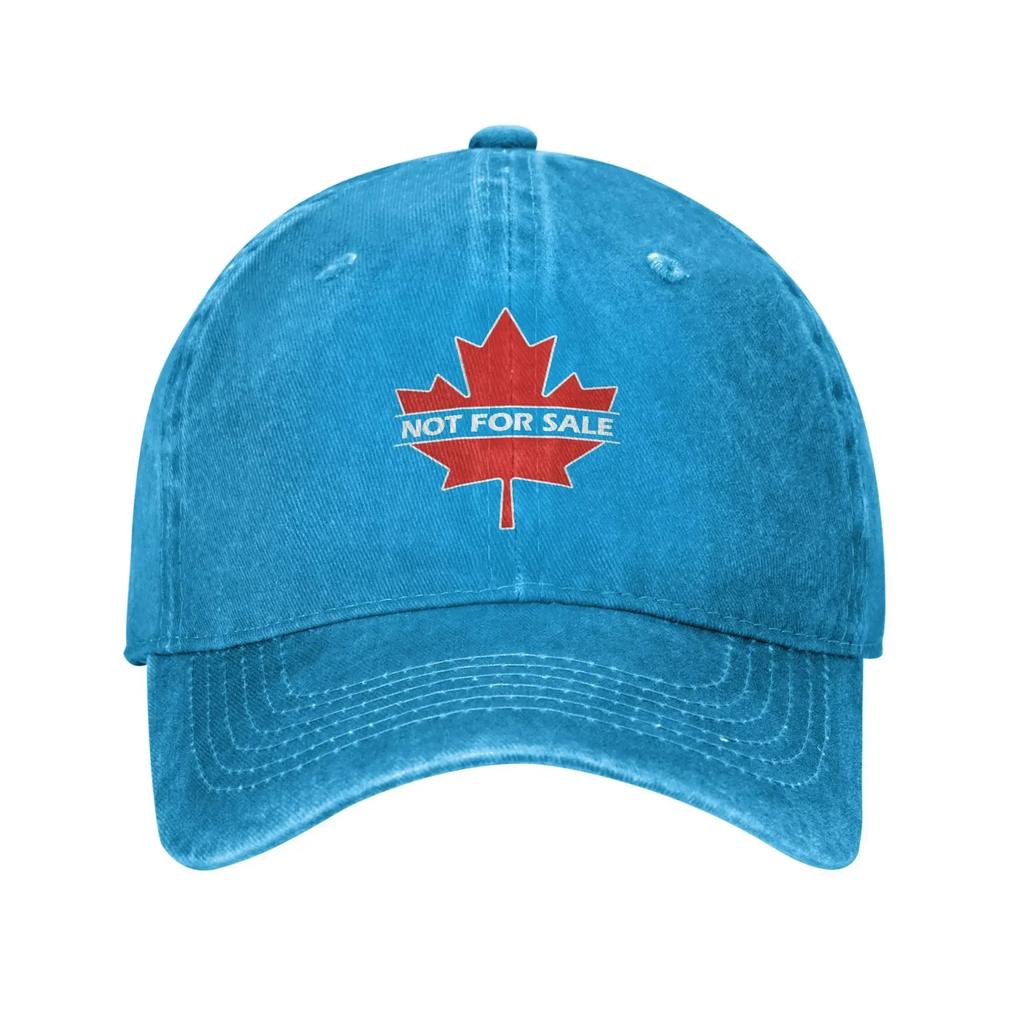 Summer Canada Is Not For Sale Baseball Cap Sun Maple Leaf Sun Visor Custom Logo Washed Women Men Running Hippie Snapback Hats