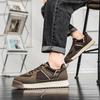 Fashion Retro Niche Design Casual Thick Soled Low Top Shoes for Men Spring 2025 New Fashion Trendy Versatile Comfortable Chunky sneakers