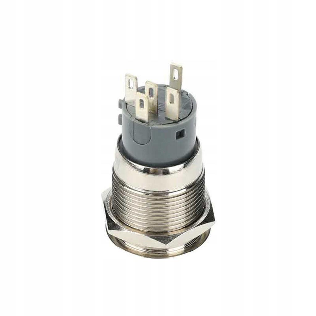 Bistable Vandal-proof Pushbutton 250V 5A 19X38Mm Blue