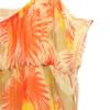 Diane von Furstenberg Silk Floral Cami One Piece 2 Orange Series Women Used