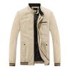 2026 New Spring/Autumn Men's Slim Fit Casual Jacket with Stand Collar
