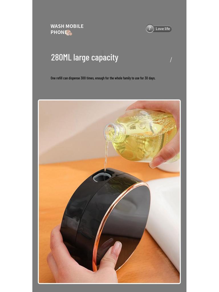 Wall-Mounted Automatic Hand Sanitizer and Soap Dispenser