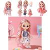 1/12 6.6in Bjd Princess Dolls Cute Moveable Joints Kids Birthday Gift