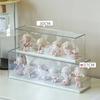 Cute 6-Tier Acrylic Display Case-Stackable Dustproof Shelf Cabinet Perfect for Mini Collectibles, Blind Box Toys & Anime Figures