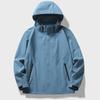 Stand Collar Hooded Outdoor Jacket for Men and Women - Spring/Autumn Casual Lightweight 