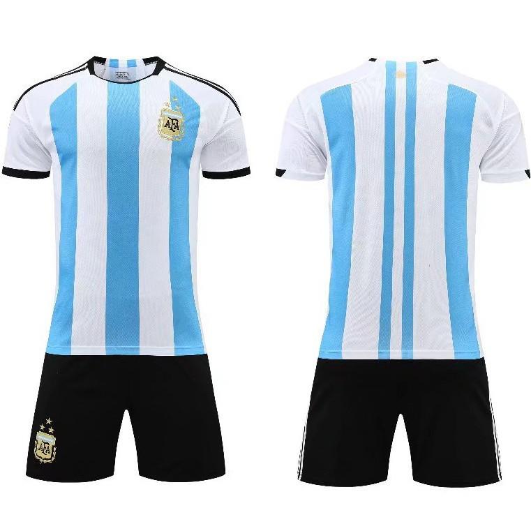 22-23 Argentina Home National Team Football Jersey Set Men'S Jersey Jersey Adult Children'S Clothing Size 14-2Xl