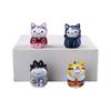 Small Size 8-piece Cat Figure Set Pvc Material 3cm Non-assembled Characters Collection
