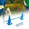 Hurdle Cone Set Include 6 Agility Cones 3 Rods for Running Obstacle