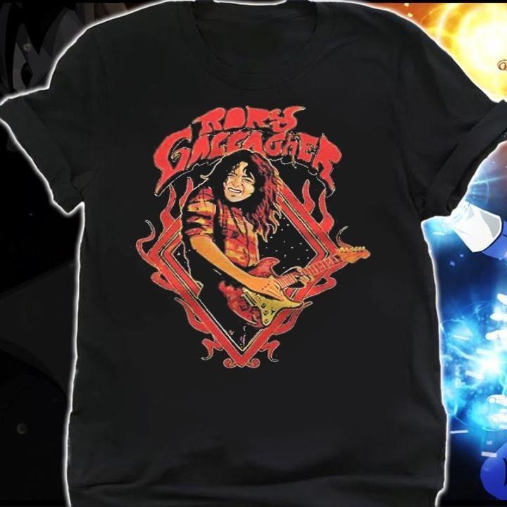 

Rory Gallagher T-Shirt Unisex Cotton Tee All Size S-4XL AR200 Unisex T-Shirt L