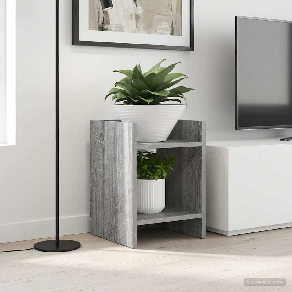 Plant Stand Gray Sonoma 30 x 30 x 40 cm Particleboard