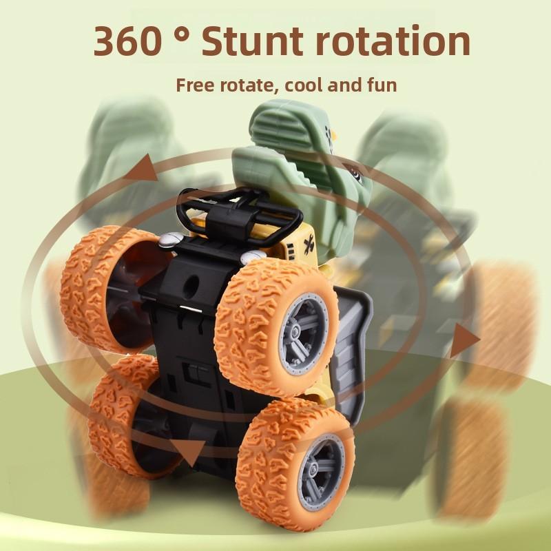 Dinosaur Inertia Excavator Dump Truck Mixer Truck Tank Off Road Vehicle Toy For Toddlers