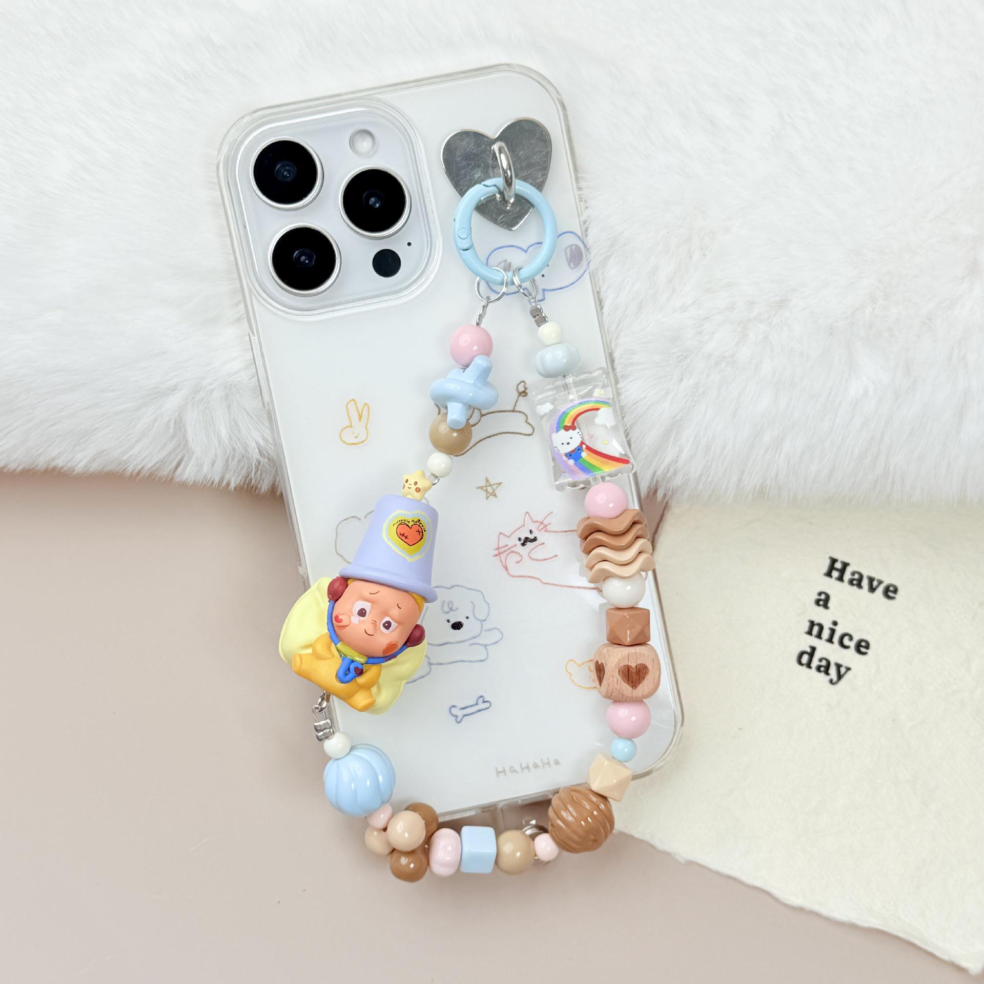 Heartfelt Star Cartoon Doll Keychain Pendant – DIY Backpack Accessory