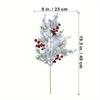 Frosted Faux Cedar Sprays for Christmas Tree, Wreath, Floral Arrangement, Vase, Winter Holiday Décor