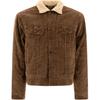 Buttoned Corduroy Trucker Jacket Men's 710950870-001
