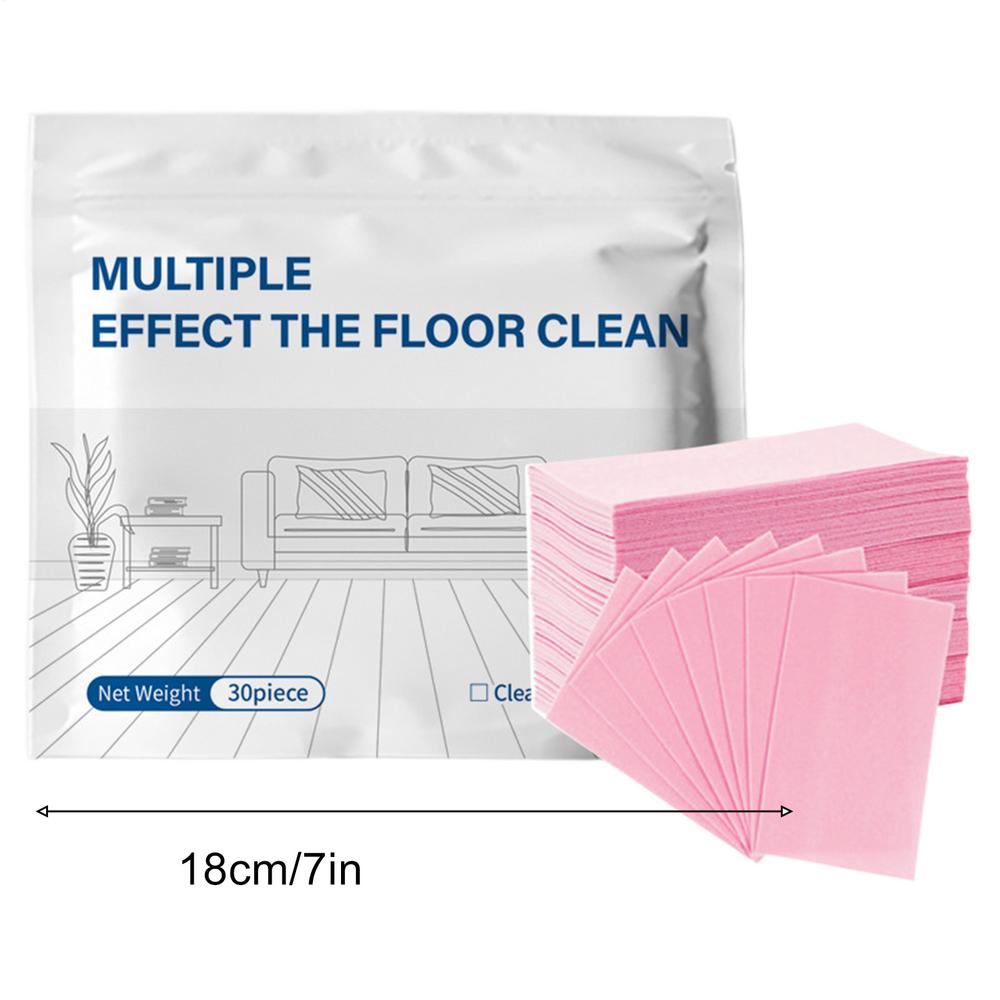 30Pc Floor Brightening Cleaning Tablets Multi-purpose Tile Cleaner Sheets Easy Dissolve Concentrated Floor Dirt Remover For Home