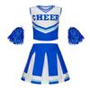 Girls Cheerleading Uniform Kids Stage Performance Outfit School Sports Meet Dance Costume