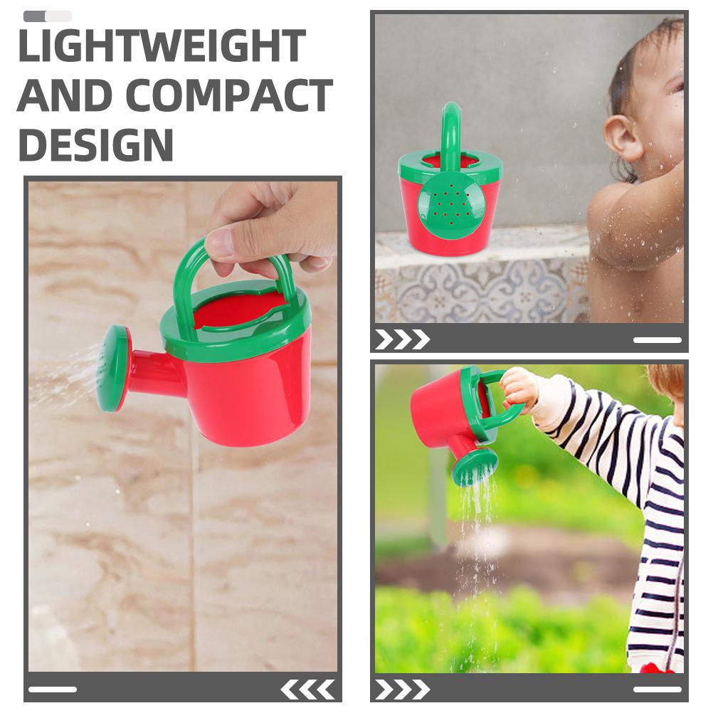 5pcs Watering Cans Watering Pot Plastic Watering Containers Beach Sand Toys Watering Toys