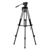 [Libec] TH-Z2 75mm DUAL HEAD Tripod System, 5kg Maximum Load Capacity, Mid-Spreader, Case Included